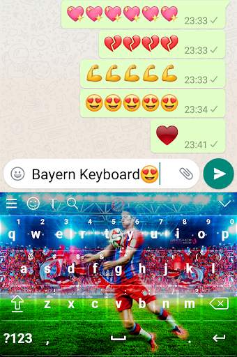 Bayern Munich Keyboard Emoji 2021 screenshot 1