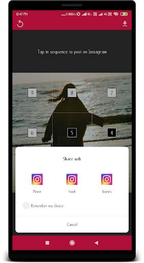 Photo grid for instagram screenshot 5