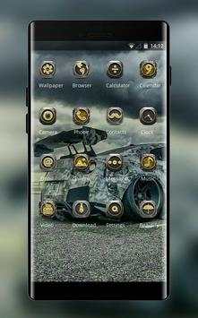 Metallic sports racing car theme screenshot 2