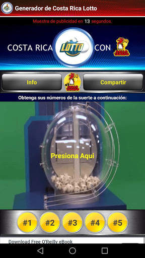 Generador de Costa Rica Lotto 3 تصوير الشاشة