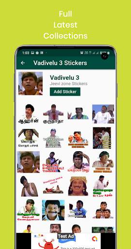 Vadivelu Whatsapp Stickers 2021 screenshot 3