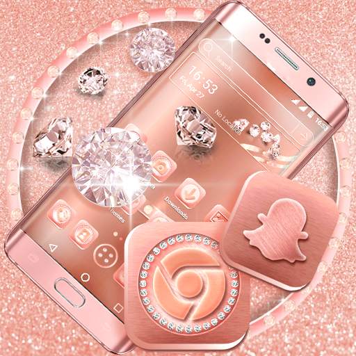 Rose Gold Launcher Theme 5.0