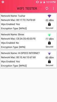 Wifi Wps Tester (ويفي) screenshot 1