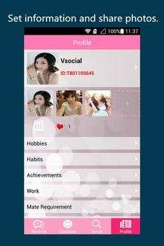 VSOCIAL - video chat facebook screenshot 3