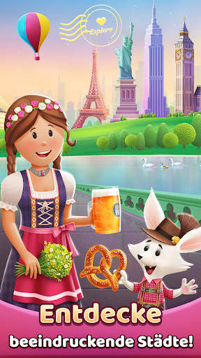 Travel Crush - Reise Abenteuer Match 3 Spiel screenshot 2