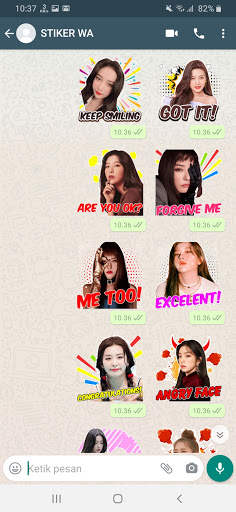 Chat Sticker WA Red Velvet Kpop WAStickerApps screenshot 4