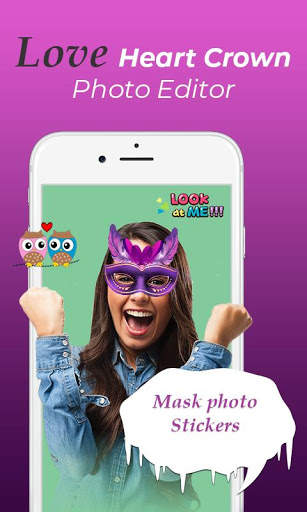 Love heart crown photo editor: Crown heart editor screenshot 4