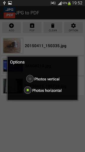 JPG to PDF Converter screenshot 2