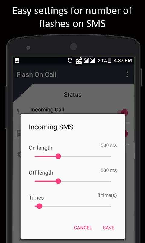 Flash On Call screenshot 5