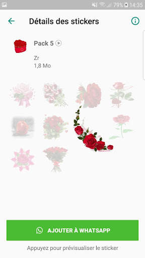 WAStickerApp: Animeted Roses Stickers For Whatsapp screenshot 4