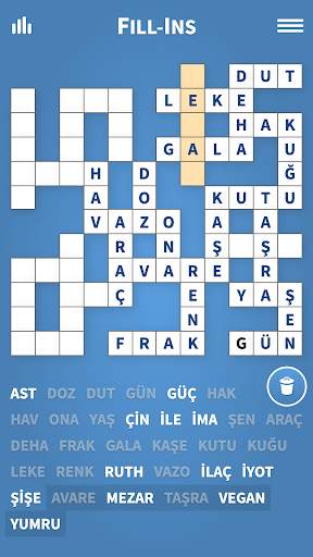 Fill-Ins · Kelime Bulmaca screenshot 1