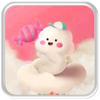 Salmon Kawai Cartoon live wallpaper logo