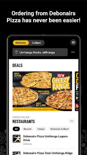 Debonairs Pizza screenshot 1