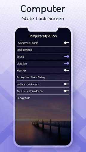 Computer Style Lock Screen 2021 screenshot 2