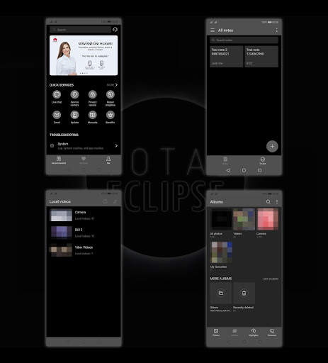 [EMUI 9.1]Total Eclipse Theme 7 تصوير الشاشة