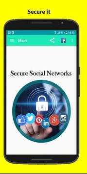 Secure All social networks All in one screenshot 2