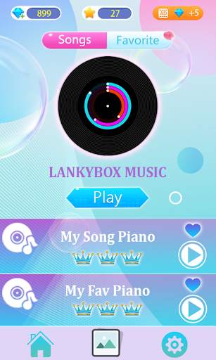 Lankybox Piano Game Tiles screenshot 1