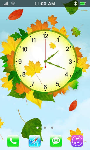 Spring Analog Clock 2019 Live Wallpaper screenshot 1