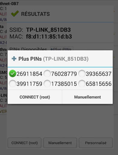 Wifi WPS Plus (Français) screenshot 3