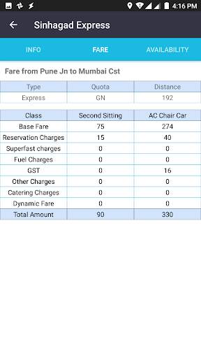 Rail Enquiry screenshot 11