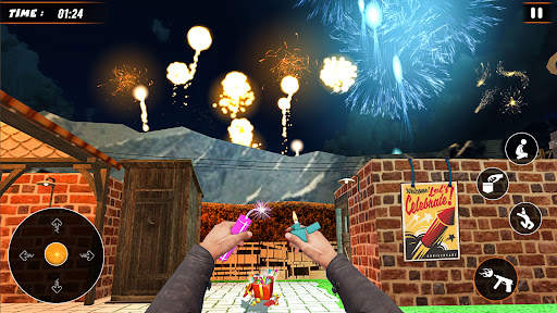 Fireworks Simulator Games 3D screenshot 1