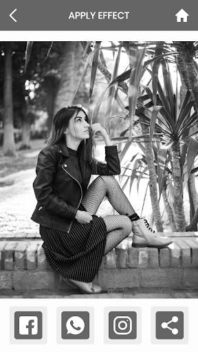Black and White Photo Effect 4 تصوير الشاشة