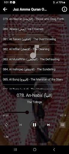 Sudais Quran JUZ AMMA Offline screenshot 2