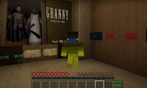 hello granny horor skin mcpe скриншот 1