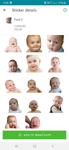 WAStickerApps : New Baby Stickers for WhatsApp screenshot 5
