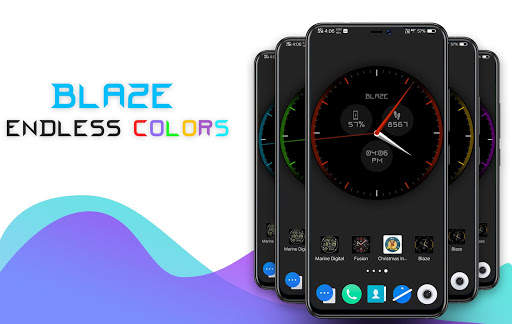 Blaze Clock Live Wallpaper screenshot 9