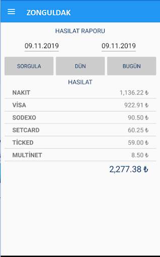 Şefim Mobil Rapor screenshot 2
