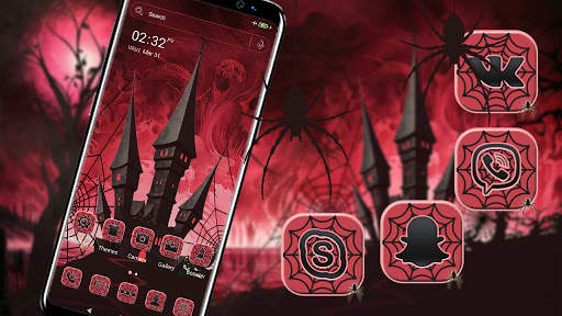 Horror Castle Launcher Theme screenshot 1