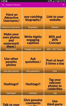 Tips to get followers ! screenshot 5