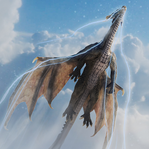Fire Flying Dragon Simulator Warrior Sky Rider 3D icon