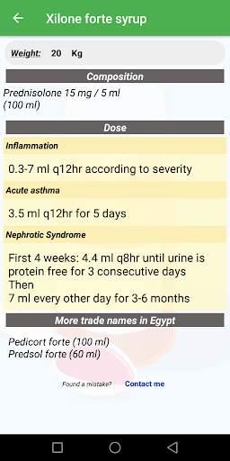 Egydose Calc - Drug Dose Calculator screenshot 5