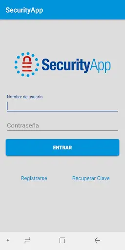 Security App screenshot 1