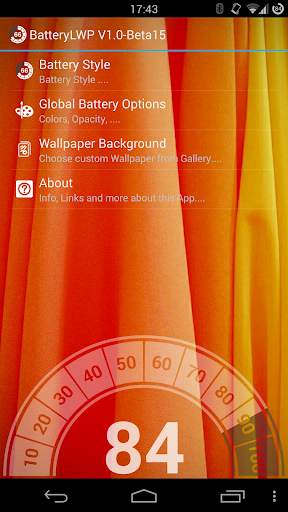 Battery LiveWallpaper HD screenshot 4
