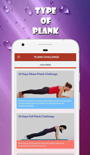 30 Days Plank Challenge screenshot 1