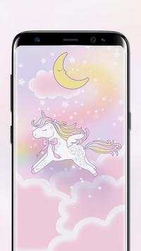 Galaxy S9/S9  Wallpapers - Lavender unicorn screenshot 3