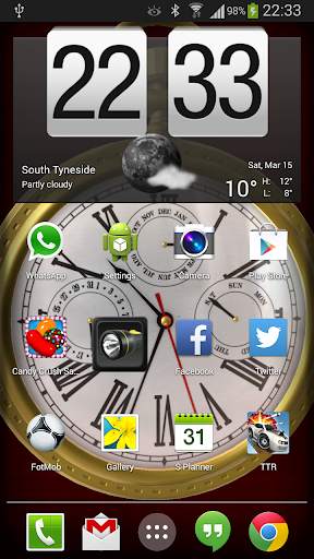 3D Pocket Watch Live Wallpaper 1 تصوير الشاشة