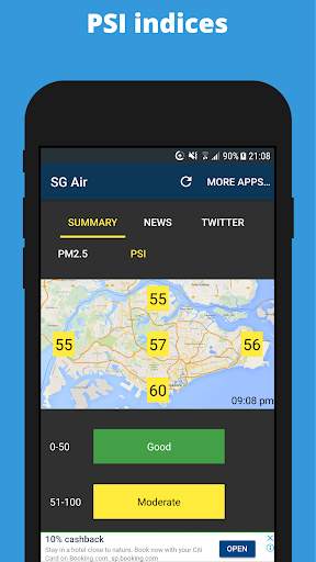 SG Air Quality (PSI) screenshot 2