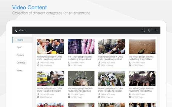 DU Browser for Tablet screenshot 5
