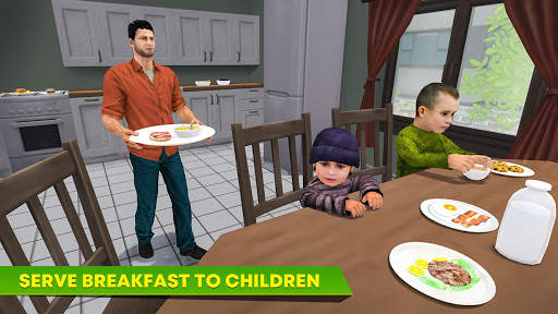Virtual Single Dad Taxi Driver Sim screenshot 1