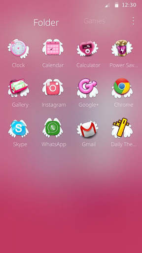 Taffy Angel Cat Theme screenshot 6