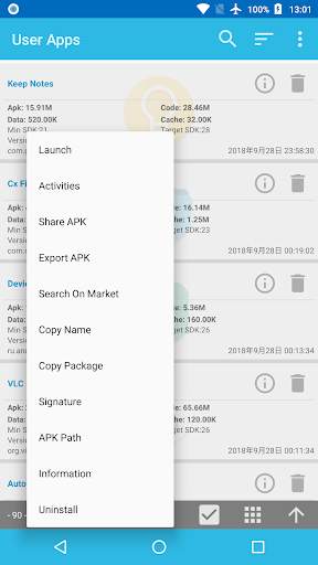 Fast Apps Manager 2 تصوير الشاشة