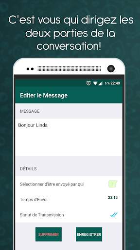 Fake Chat Maker - WhatsMessage screenshot 2