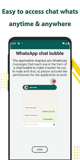 Bubble For WhatsApp || Pro chat screenshot 2