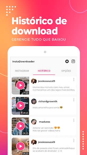 Baixar vídeos para Instagram, Stories e IGTV screenshot 3