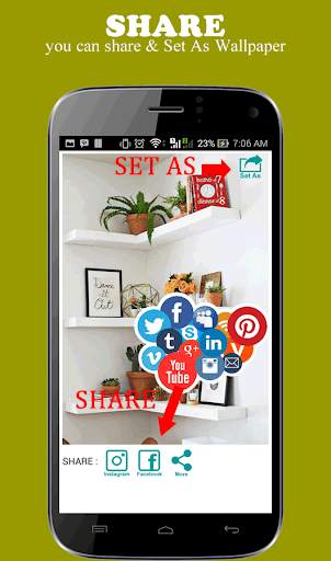 Wall Shelf Decorating Ideas screenshot 4
