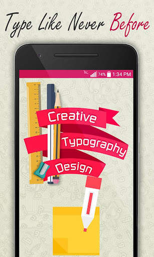 Creative Typography Design screenshot 1